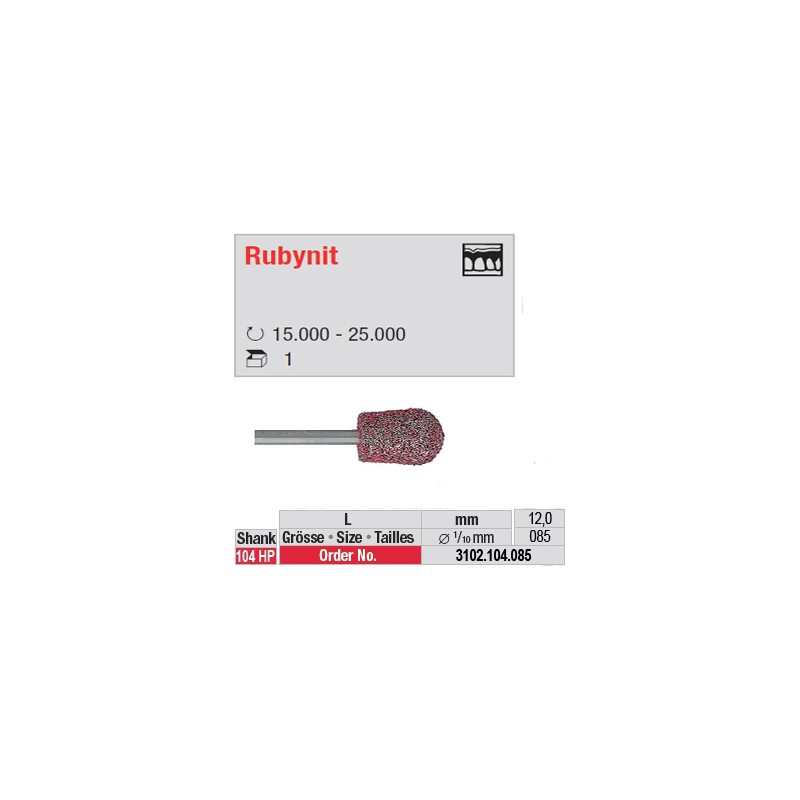 Fraise Rubynit poire - 3102.104.085 Fraise Rubynit poire - 3102.104.085