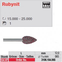 Fraise Rubynit bouton - 3106.104.065