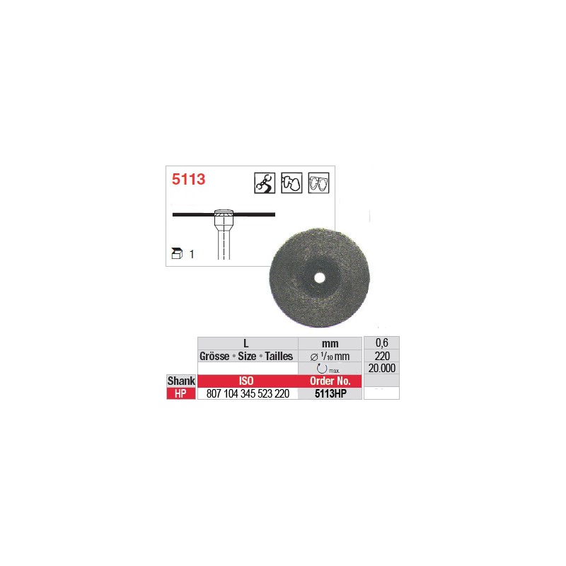 Disque diamanté dans la masse - 5113HP