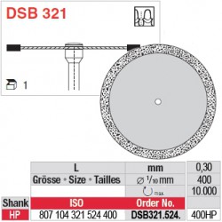 Disque diamanté dans la masse (surface marginale) - DSB321.524.400HP