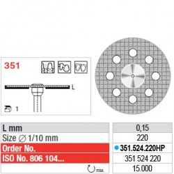 Disque diamanté SUPERFLEX (actif inférieur) - 351.524.220HP