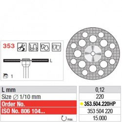 Disque diamanté SUPERFLEX (extra-fin) - 353.504.220HP