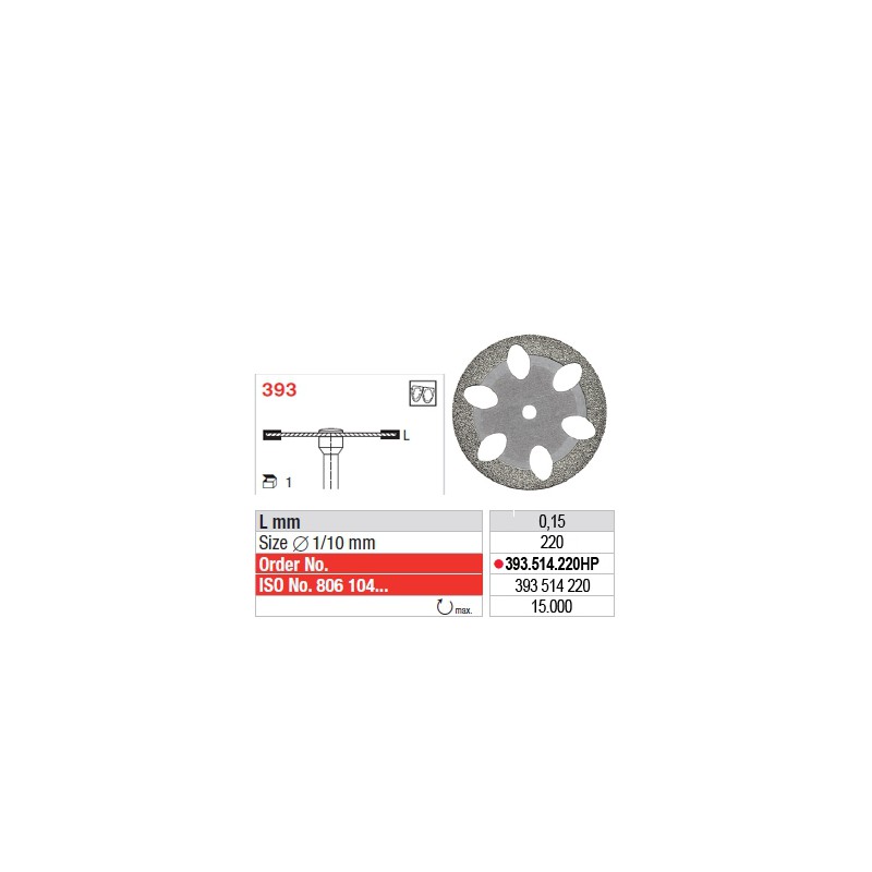 Disque diamanté SUPERFLEX (fin) - 393.514.220HP