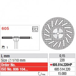 Disque diamanté SUPERFLEX (fin) - 605.514.220HP