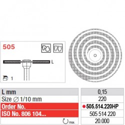 Disque diamanté SUPERFLEX Turbo (fin) - 505.514.220HP