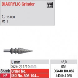Fraise diamantée de modelage - DG440.104.055