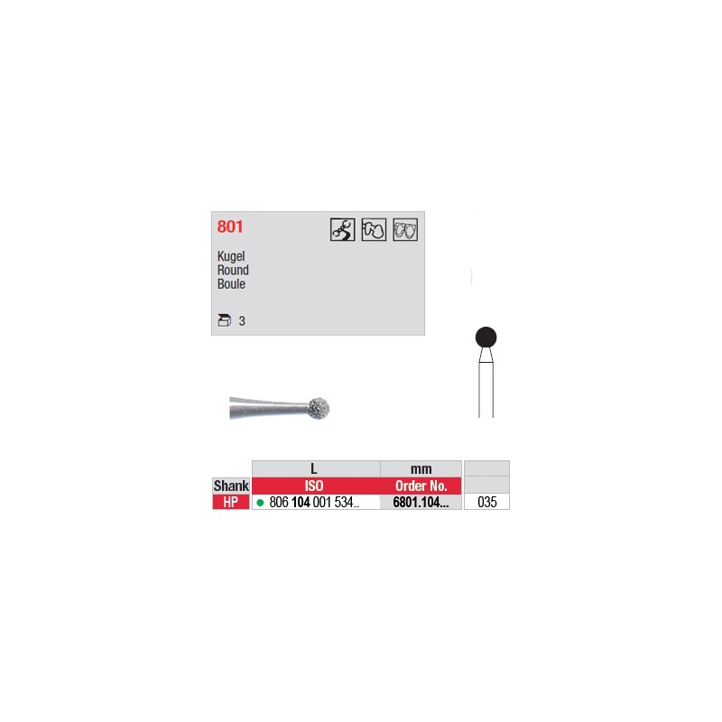 Diamant PM ronde (gros grain) - 6801.104.035 Diamant PM ronde (gros grain) - 6801.104.035