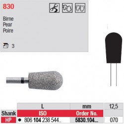 Diamant PM poire (très gros grain) - 5830.104.070