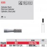 Diamant PM cylindre bout plat - 835.104.012