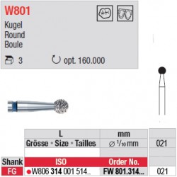 Diamant WhiteTIGER boule (grain fin) - FW801.314.021