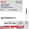 Diamant WhiteTIGER cône allongé à biseau (gros grain) - GW879K.314.012