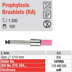  Prophylaxis Brushlets (RA) - soft - 1470RA 