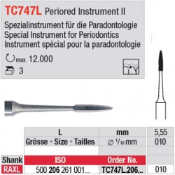  TC747L - Instrument spécial paradontologie 