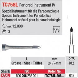  TC758L - Instrument spécial paradontologie 