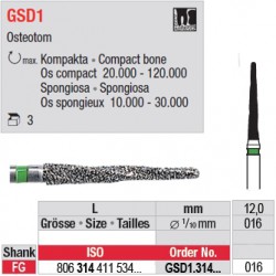  Osteotom FG - GSD1.314.016 