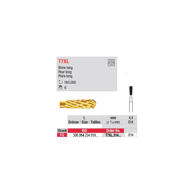  T7XL.314.014 - Poire long 