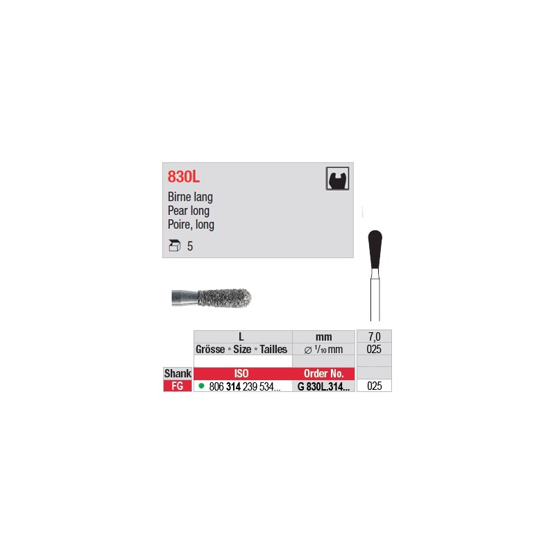 G 830L.314.025-Poire,long