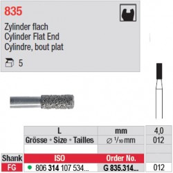 G 835.314.012-Cylindre,bout plat