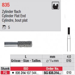 SG 835.314.010-Cylindre,bout plat
