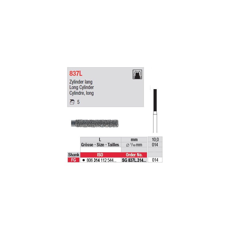 SG 837L.314.014-Cylindre, long