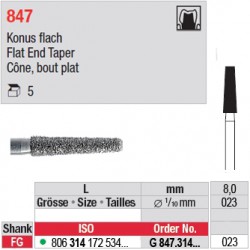 G 847.314.023 - Cône, bout plat