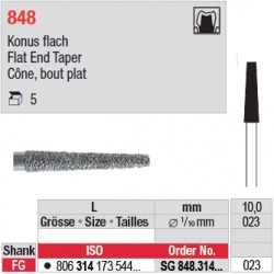 SG 848.314.023 - Cône, bout plat
