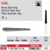 G 848L.314.018 - Cône, bout plat, long