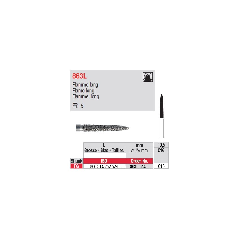 863L.314.016 - Flamme, long