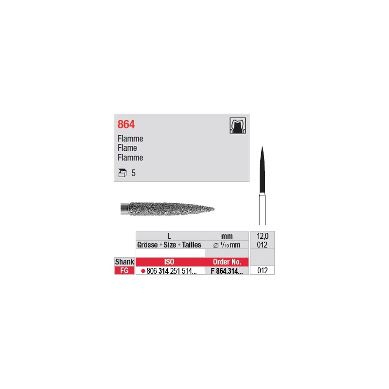 F 864.314.012 - Flamme