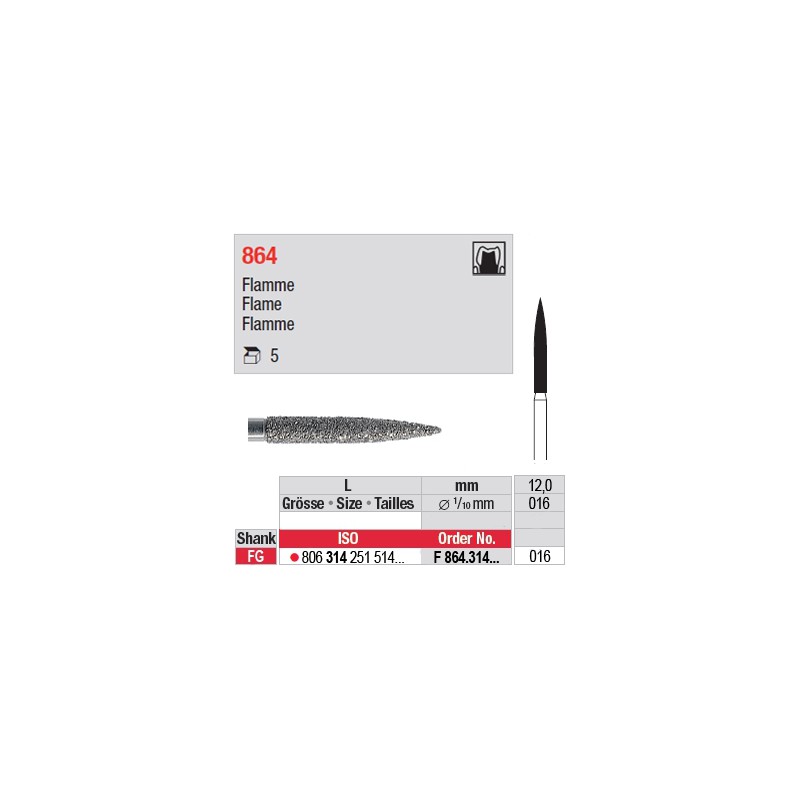 F 864.314.016 - Flamme