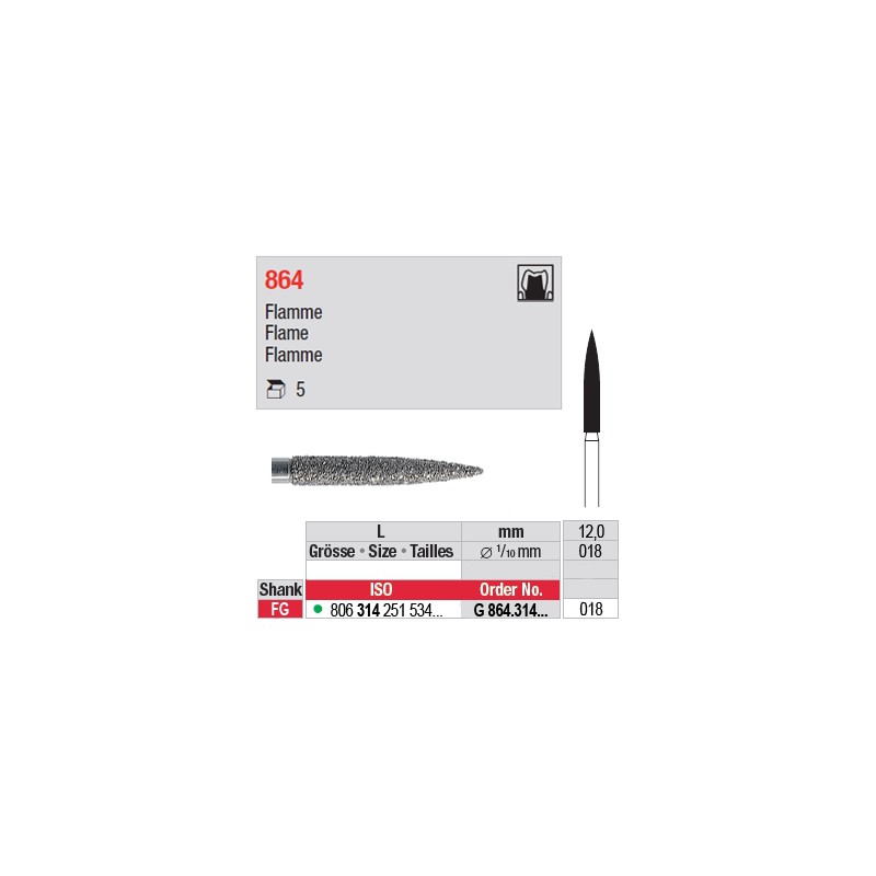 G 864.314.018 - Flamme
