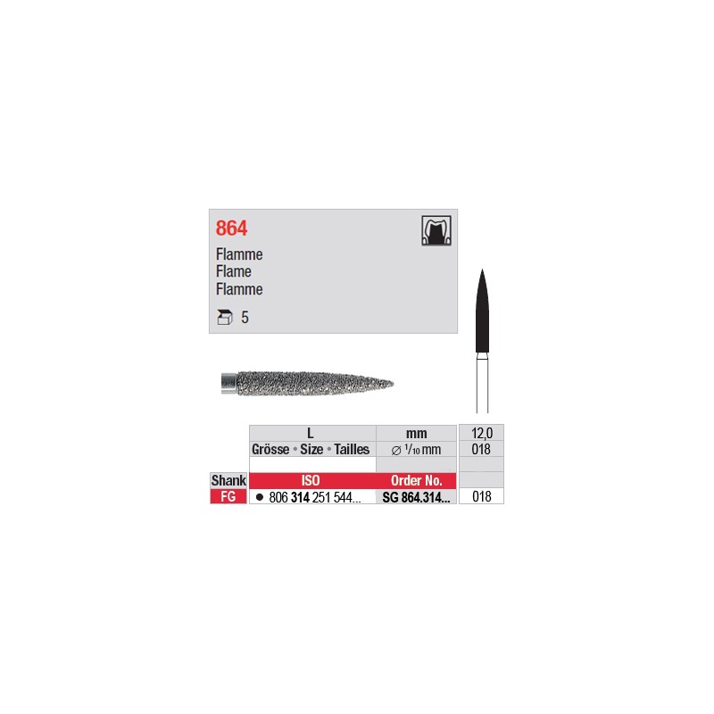 SG 864.314.018 - Flamme