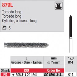 SG 879L.314.014 - Cylindre, à biseau, long
