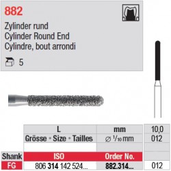 882.314.012 - Cylindre, bout arrondi