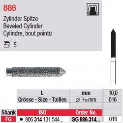 SG 886.314.016 - Cylindre, bout pointu