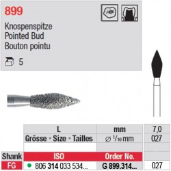 G 899.314.027 - Bouton pointu