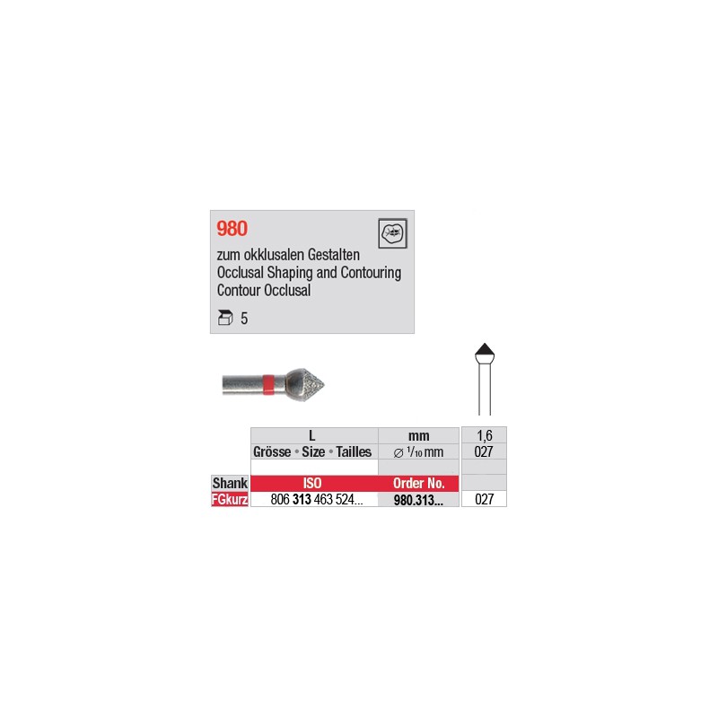 980.313.027 - Contour Occlusal