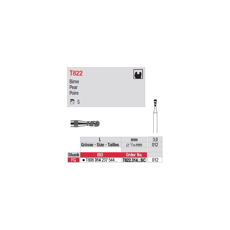 T822.314.012SC - Poire