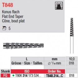 T848.314.018C - Cône, bout plat