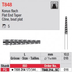 T848.314.016SC - Cône, bout plat