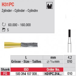  H31PC.314.010 - Fraise carbure de tungstène - FG - Cylindre 