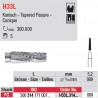  H33L.314.009 - Fraise carbure de tungstène - FG - Conique 