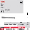  H245.314.008 - Fraise carbure de tungstène - FG - Poire 