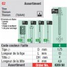 6209SO - Assortiment tenons taille 4 (longs)