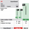 6004SO - Assortiment tenons taille 5