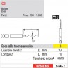 6324-3 - Forets pour tenons Head Master taille 3 (courts)