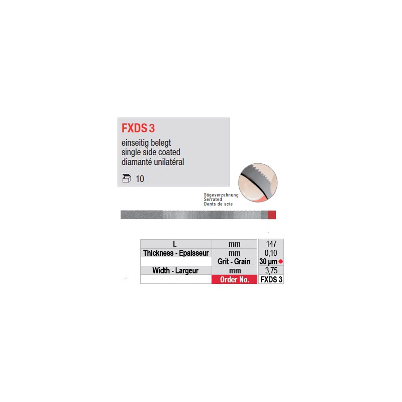 FXDS 3 - diamanté unilatéral