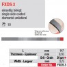 FXDS 3 - diamanté unilatéral