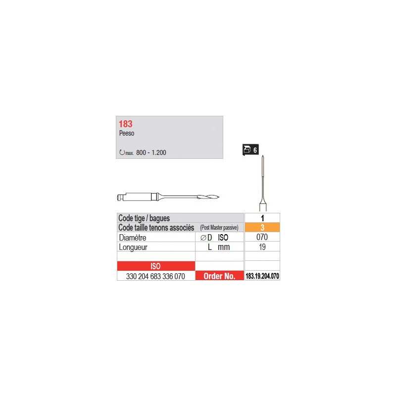 183.19.204.070 - Peesos pour tenons Post Master taille 3