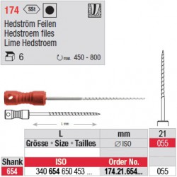 174.21.654.055 - Limes Hedstroem manuelles - courtes